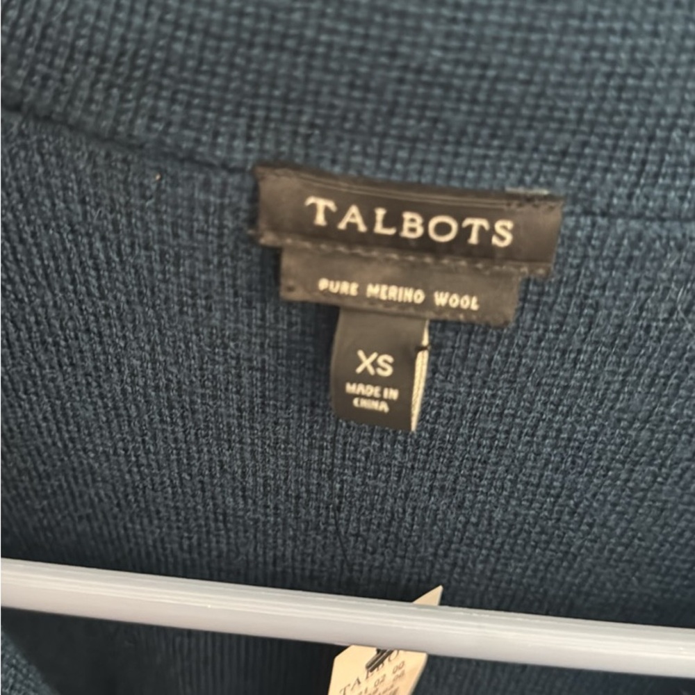 Talbots Navy Knit Sweater